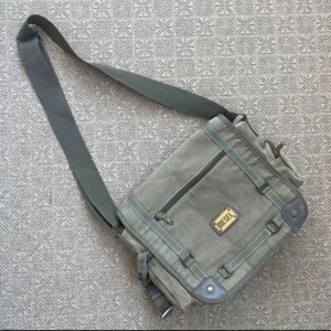Diesel Men Archive Metal Logo Military Bag Luxury Stylish Urban Durable Japan - Picture 1 of 1