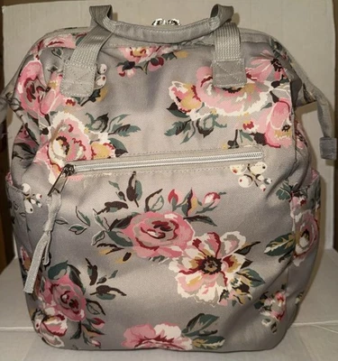 Baby Essential, Multi-Function Floral Diaper Backpack - Image 1 of 4