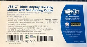 Tripp Lite U442-DOCK16-B USB 3.1 Gen USB-C Docking Station - Picture 1 of 2