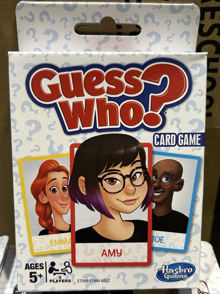 Juego de cartas Guess Who de Hasbro Gaming - Divertido juego de adivinanzas para niños de 5+ años Foto 1 de 2