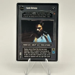 Decipher Star Wars CCG Cloud City Edition Lando Calrissian 1997 - Picture 1 of 2