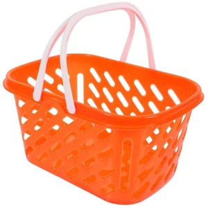 Kids Plastic Basket Picnic Basket Plastic Plastic Shopping Basket - Picture 1 of 12