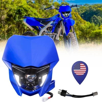 Светодиодная фара для Yamaha WR450F WR250 2002 2003 2004 2005 2007 2008-2024 - Изображение 1 из 4