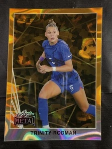 Trinity Rodman 2024 Leaf Collective '90 Leaf Metal Gold Lava Proof 1/1 - Picture 1 of 2
