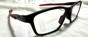 Oakley Metalink OX8153 Satin Black Red Reading Glasses 175 Strength SKU 0351  - Picture 1 of 3