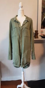 Oneteaspoon Khaki Green Overall Jumpsuit Sz M - Picture 1 of 6