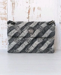 Kurt Geiger Mini Kensington Soft Denim Bag - Brand New - Picture 1 of 8