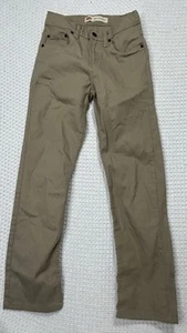 Levi's 514 Straight Skinny Youth Boys Jeans Size 26x26 Beige . - Picture 1 of 7