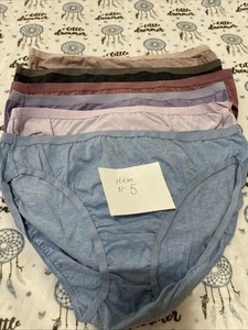 6 Pack NWT Women's Fruit Of The Loom Beyondsoft Bikinis Panties Size 8, New - Picture 1 of 7