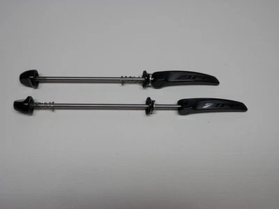 Juego de pinchos de liberación rápida Zipp Tangente - 100 mm/130 mm, acero inoxidable, negro Foto 1 de 4