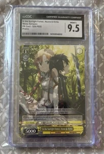 Weiss Schwarz Promo PR Card S26-PE02 In Sunlight Forest Asuna & Kirito CGC 9.5 - Picture 1 of 2