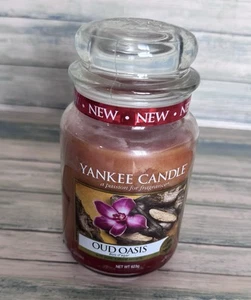 Yankee Candle Oud Oasis Large Jar Rare Retired Deerfield Label 623g - Bild 1 von 4