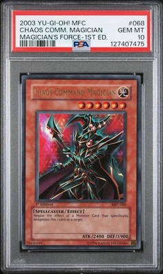 CHAOS COMMAND MAGICIAN-1ST EDYU-GI-OH! MFC 2003 068 PSA 10 - Image 1 of 2