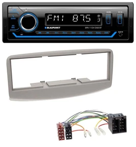 Blaupunkt Bluetooth USB DAB MP3 Autoradio für Fiat Multipla 186 1999-2010 grau - Bild 1 von 8