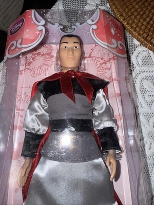 Disney Store Clássico Autêntico Coleção Príncipe Li Shang de Mulan NOVO - Imagem 1 de 4