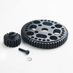 US KING MOTOR Acero 56T Engranaje de espolón y Piñón 18T para HPI ROVAN BAJA SC 5B 5T - Imagen 1 de 3