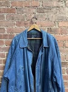 Vintage Nautica Herren Jeans Anorak Jacke Größe XL Ende 80’s - Bild 1 von 19
