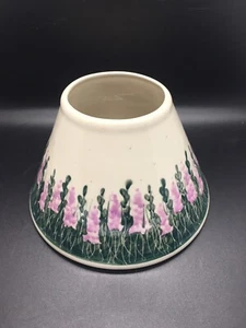 Polish Pottery ANDY Unikat Jar Candle Topper Shade Signed By Artist G. Potoka - Picture 1 of 8