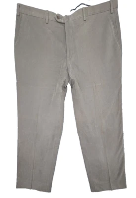 Pantalones chinos Brioni Portorico para hombre 40W 30L algodón cepillado topo 40x30 $695 Foto 1 de 4