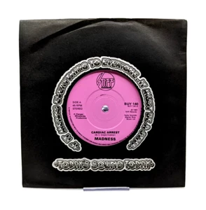 Madness: Cardiac Arrest (1981) 7" 45rpm - UK Stiff Pink Label Version- NM/VG+ - Picture 1 of 5