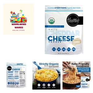 Organic White Cheddar Cheese Powder | Gluten Free, Kosher, Keto-Friendly, Non... - Picture 1 of 10
