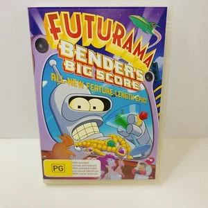 Futurama Bender's Big Score (2008) Region 4 PAL in case/Sleeve Hologram DVD - Picture 1 of 8