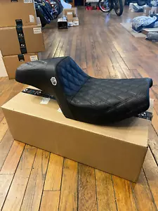 Saddlemen Black Gel SDC Performance Gripper Seat 1982-2000 Harley FXR FXRT FXRS - Picture 1 of 7