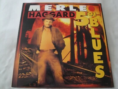 501 Blues, Merle Haggard VINYL LP ALBUM 1989 EPIC RECORDS - Image 1 of 2