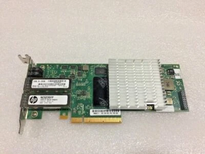 HP NC523SFP Dual-Port 10Gbps PCI-E Adapter 593742-001 Low Porfile Bracket - Image 1 of 4