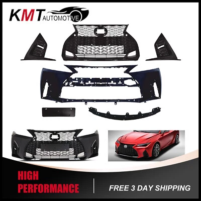 Front Bumper Conversion to 21+ F-Sport For 2006-2013 Lexus IS250 IS350 - Image 1 of 4