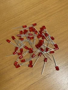 MULTICOMP SPC22343 LED, RED, T-1 3/4 (5MM), 4MCD (50pcs = 1 lot) - Picture 1 of 1