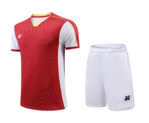 Adult Kid YY Sports Suit Tennis Table Badminton Clothes Set T Shirts+shorts - Picture 1 of 11