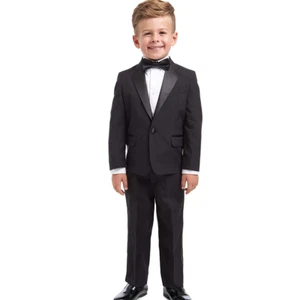 NWT Nautica Kids 4-pc Black Suit Set - Size 6 - Picture 1 of 13