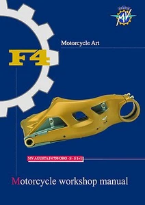 MV Agusta Service Chassis Manual 2003 F4 750 ORO, F4 750 S & F4 750 S 1+1. - Bild 1 von 12