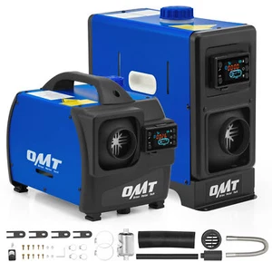 OMT 5kW/8kW Diesel Air Heater 12V 24V All in One Diesel Heater f Car RV Indoors - Picture 1 of 43