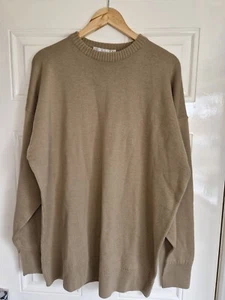 Mens Pure Merino Wool Sweater, XXL, Hodgson Of Scotland, Crew Neck - Picture 1 of 9