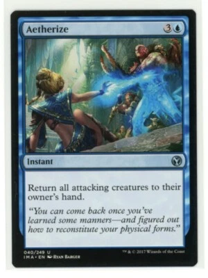 AETHERIZE 40/249 Uncommon Iconic Masters MTG - Image 1 of 2