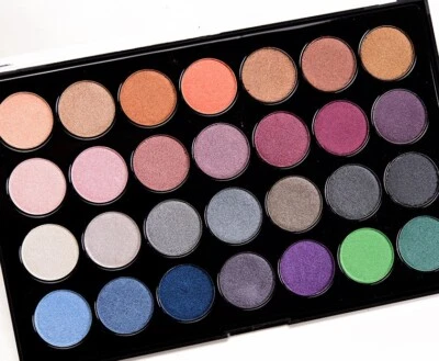 RARE! BH Cosmetics Foil Eyes 2 Eyeshadow Palette 28 Colors Pigmented Jewel Tones - Image 1 of 4