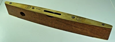 Vintage Elliott Lucas ‘Elvicta’ No 526 Brass 10” Level Cannock England Mahogany - Image 1 of 4