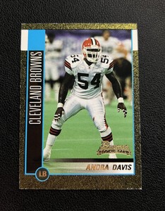 2002 Bowman Gold /50 Andra Davis #198 Rookie RC Browns