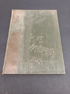 1946 Pine Whispers Ashland College Yearbook Ohio Annual Reference Year Book - Imagen 1 de 10