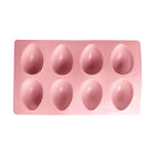 Silicone Mold  Grade Decorative 8 Grids Easter Egg Shaped Silicone Cake Mold