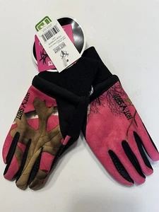 Hot Shot RealTree Women’s Small Gloves Pink Camoflage Camo Hunting NWT Ladies - Picture 1 of 4