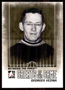 2009-10 Between The Pipes Georges Vezina #128