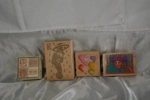 Hero Arts - Lorbeerbirke - Set mit 7 seltenen Holzmontierstempeln - Bild 1 von 12