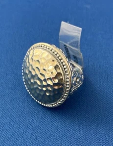 Großer runder Statement Ring Silber Größe 5 - Bild 1 von 5