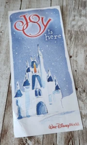 2002 Disney "Joy Is Here" Christmas Traditions Magic Kingdom EPCOT Downtown - Picture 1 of 2