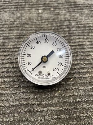 NOS Ashcroft Pressure Gauge 750-06 0-100 PSI - Image 1 of 3