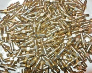 (10 Pcs) HOSE BARB " ID HOSE X " MALE NPT HEX BODY BRASS FITTING,NEW - Picture 1 of 3