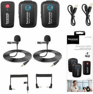 Saramonic Blink 500 B2 Wireless TX+TX+RX 3.5mm Clip-On Microphone Mic System Kit - Picture 1 of 9